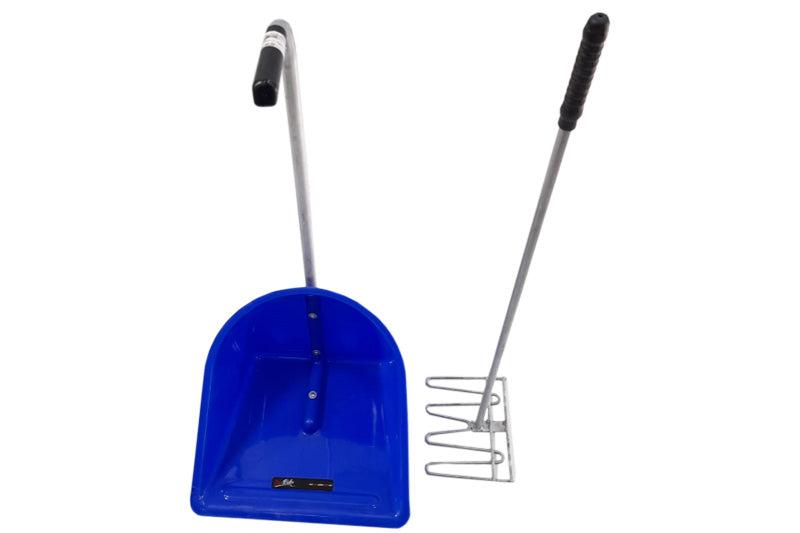 Stable Manure Picker Set (Shovel & Rake Set)