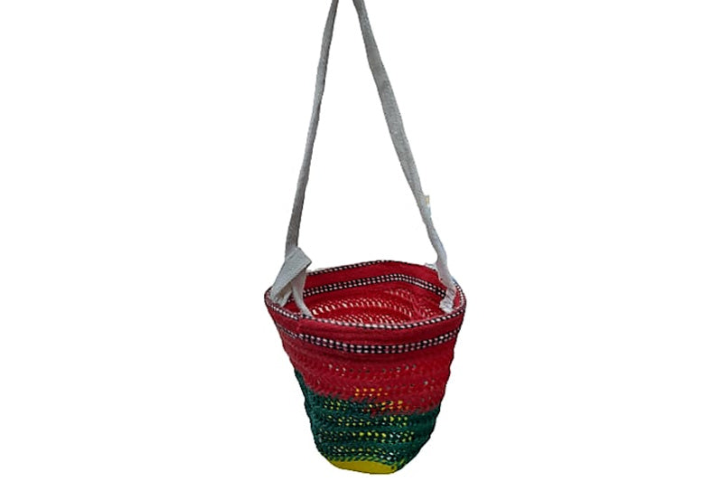 Colorful Woven Feed Bag (Hay or Grain Feeder Bag)