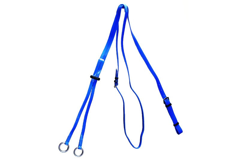 Synthetic/Biothane Running Martingale in Blue