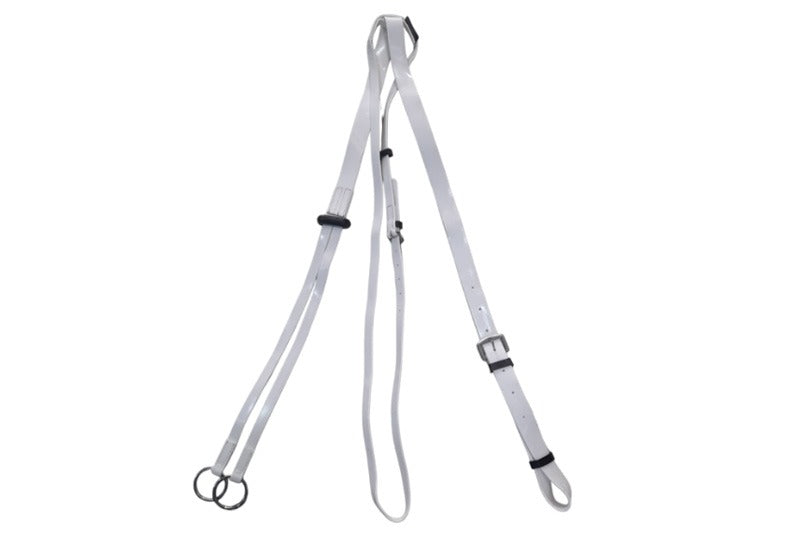 Synthetic/Biothane Running Martingale in White