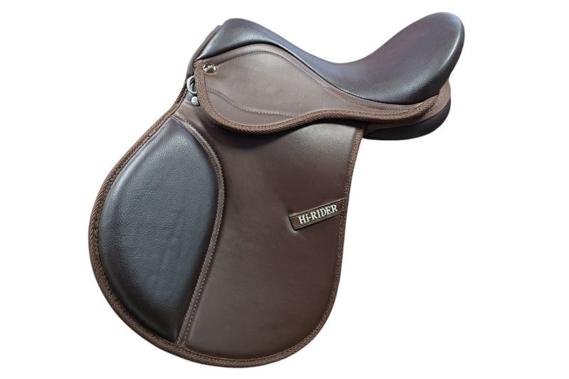 The Hi-Rider Treeless Saddle in Brown