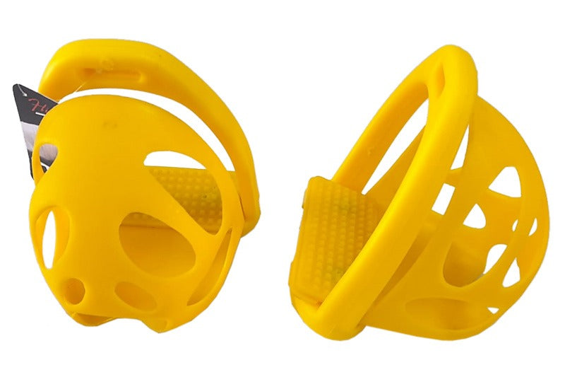 Plastic Stirrup with Cage in Yellow