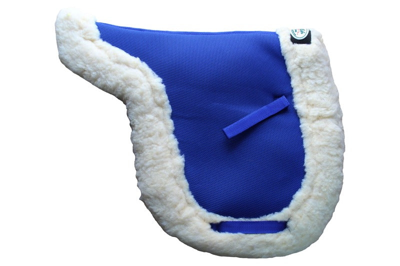 Net Furr Saddle Pad in Blue
