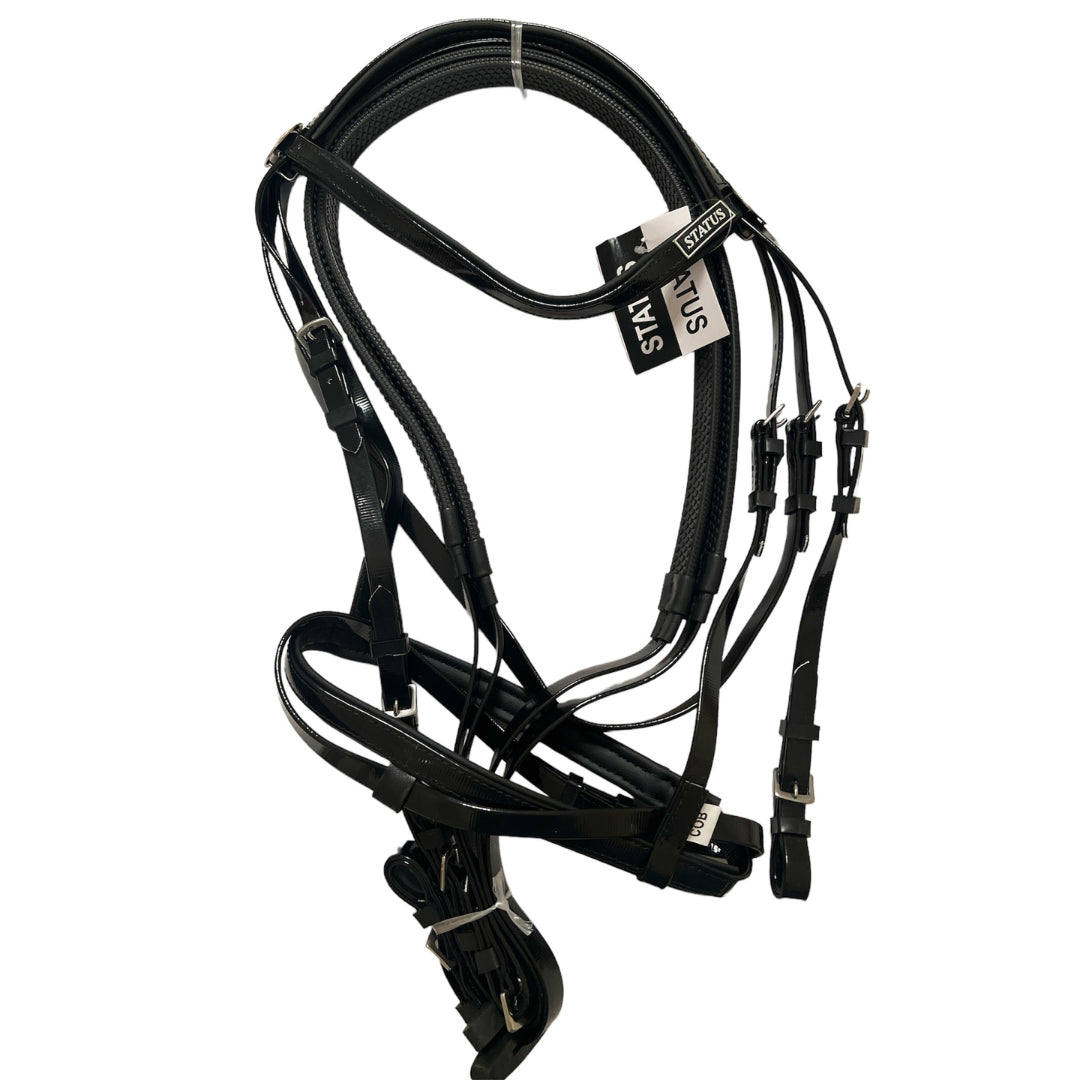 Status PVC Bridle with Reins