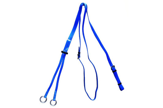 Synthetic/Biothane Running Martingale in Blue