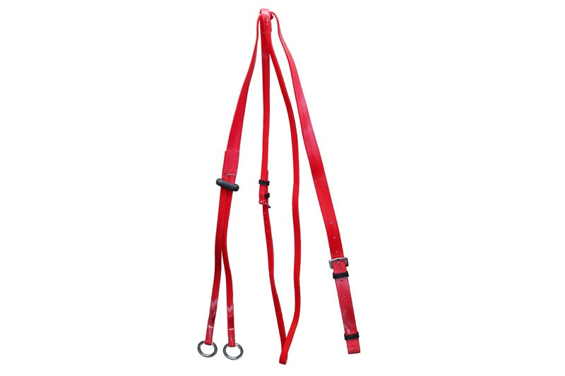Synthetic/Biothane Running Martingale in Red