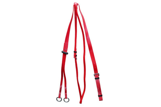 Synthetic/Biothane Running Martingale in Red