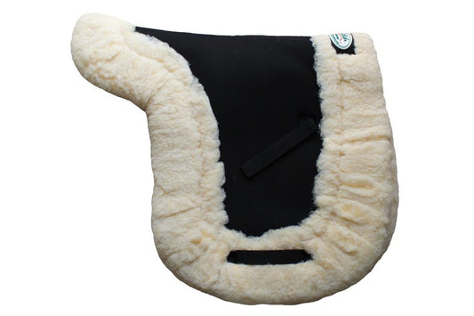 Net Furr Saddle Pad in Black