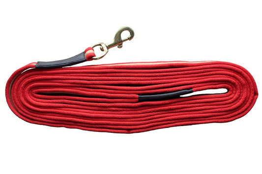 Heavy-Duty Soft-Feel Lunging Rope (8-Meter) in Red