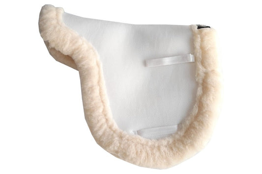 Net Furr Saddle Pad in White